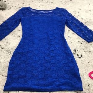 Long sleeve lace dress